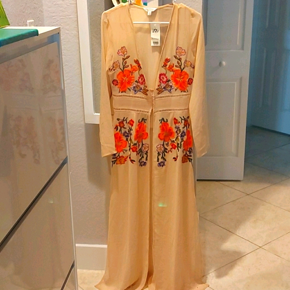 New Tunic Embroided/BOHO Cover UP